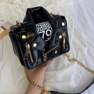NEW * Mini Leather Jacket Bag *
